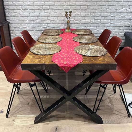 Dining Table X Frame Araims Furniture